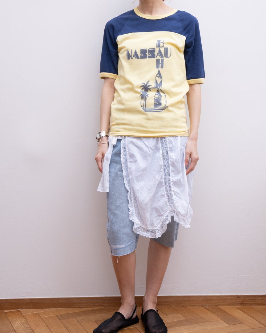 30's vintage cotton lace 1/2 apron - HEO tokyo vintage