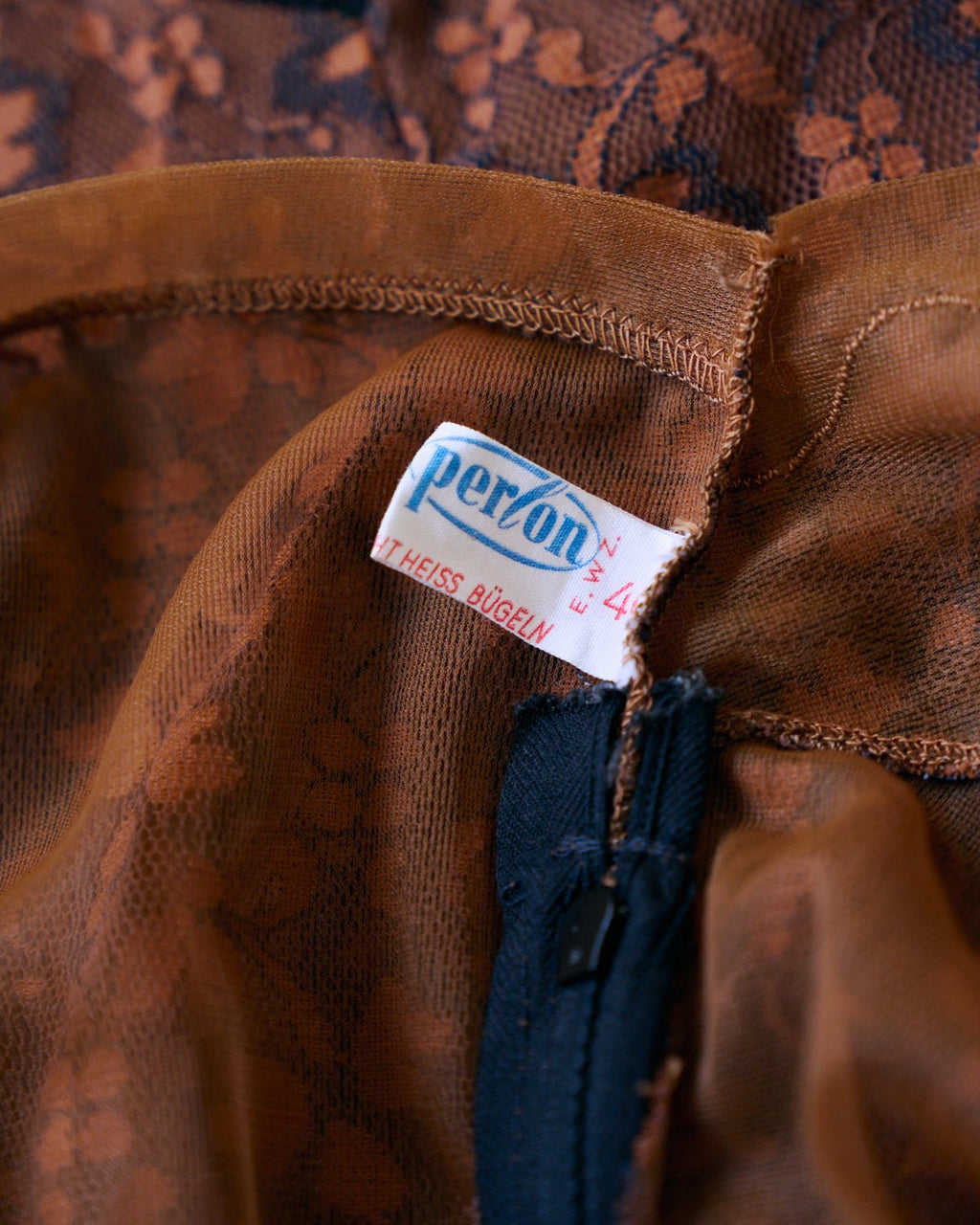 60s perlon slip dress - HEO tokyo vintage