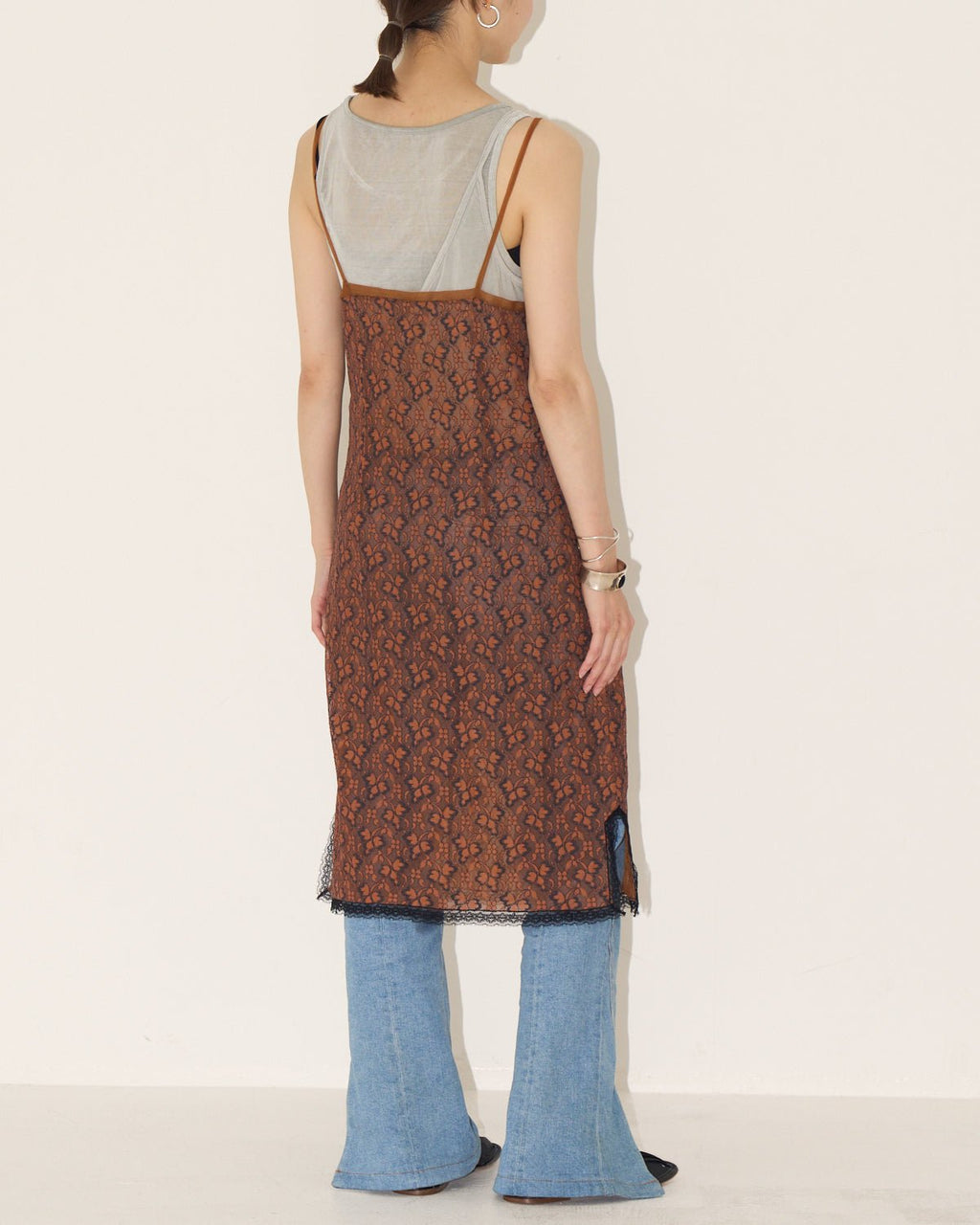 60s perlon slip dress - HEO tokyo vintage