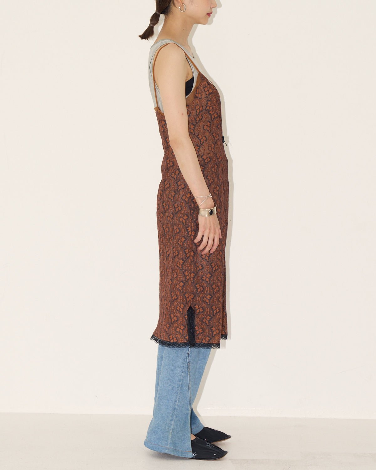 60s perlon slip dress - HEO tokyo vintage