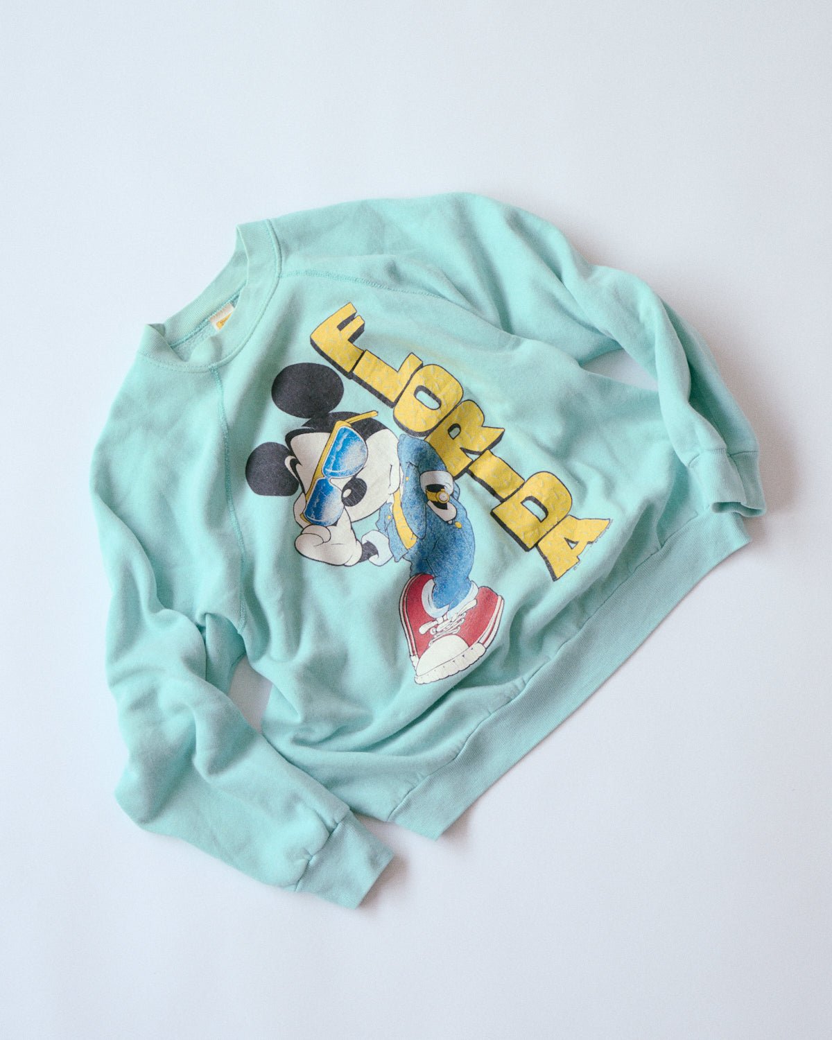 70's florida mickey sweat - HEO tokyo vintage