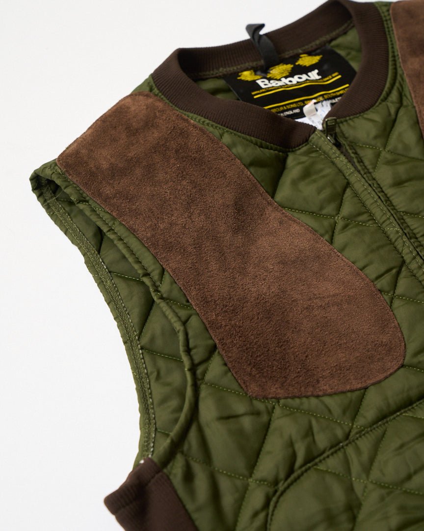 80s Barbour quilting vest - HEO tokyo vintage