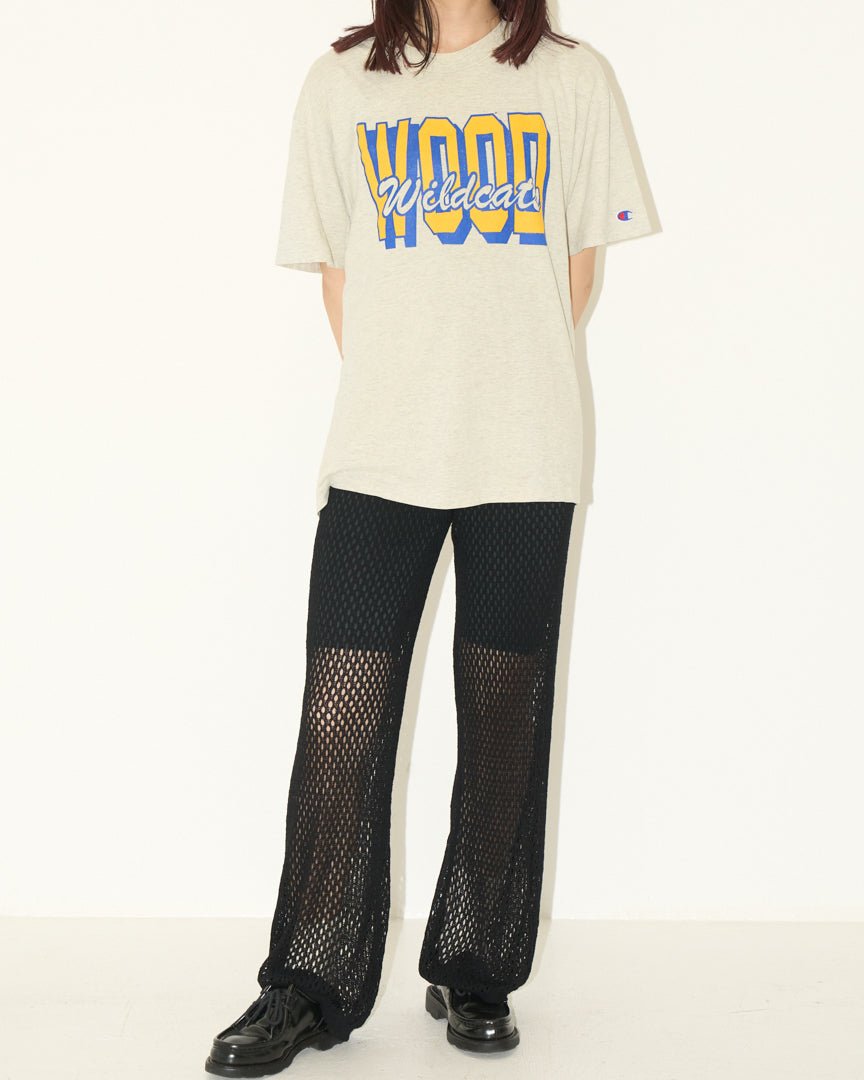 80s champion wood tee - HEO tokyo vintage