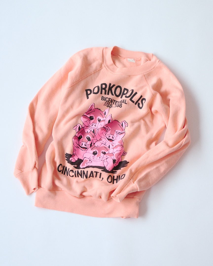 80's porkopolis sweat - HEO tokyo vintage