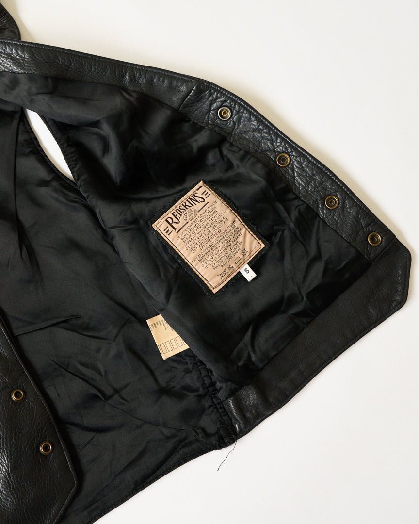 80's vintage leather vest - HEO tokyo vintage