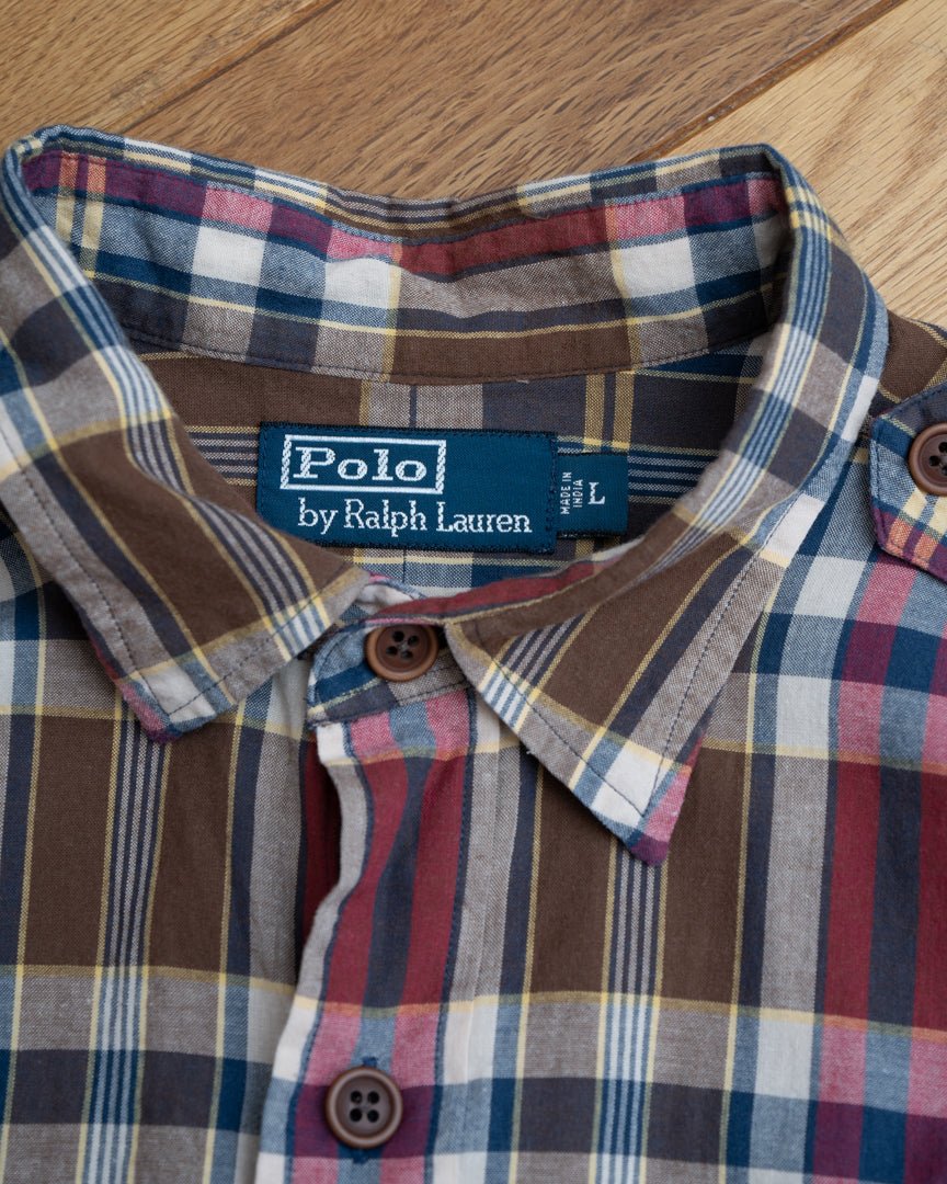 90s ralph lauren shirts checked shirt - HEO tokyo vintage