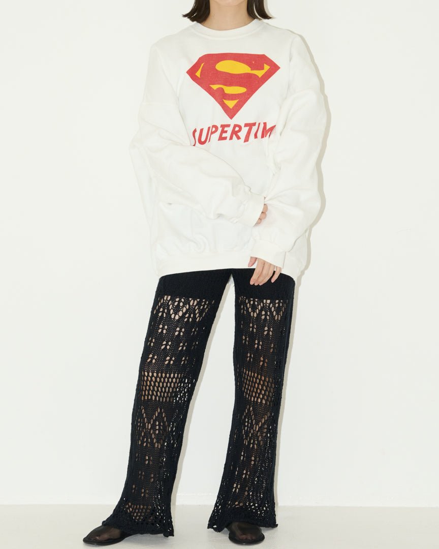 90's superman po sweat - HEO tokyo vintage