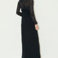 back open long dress - HEO tokyo vintage