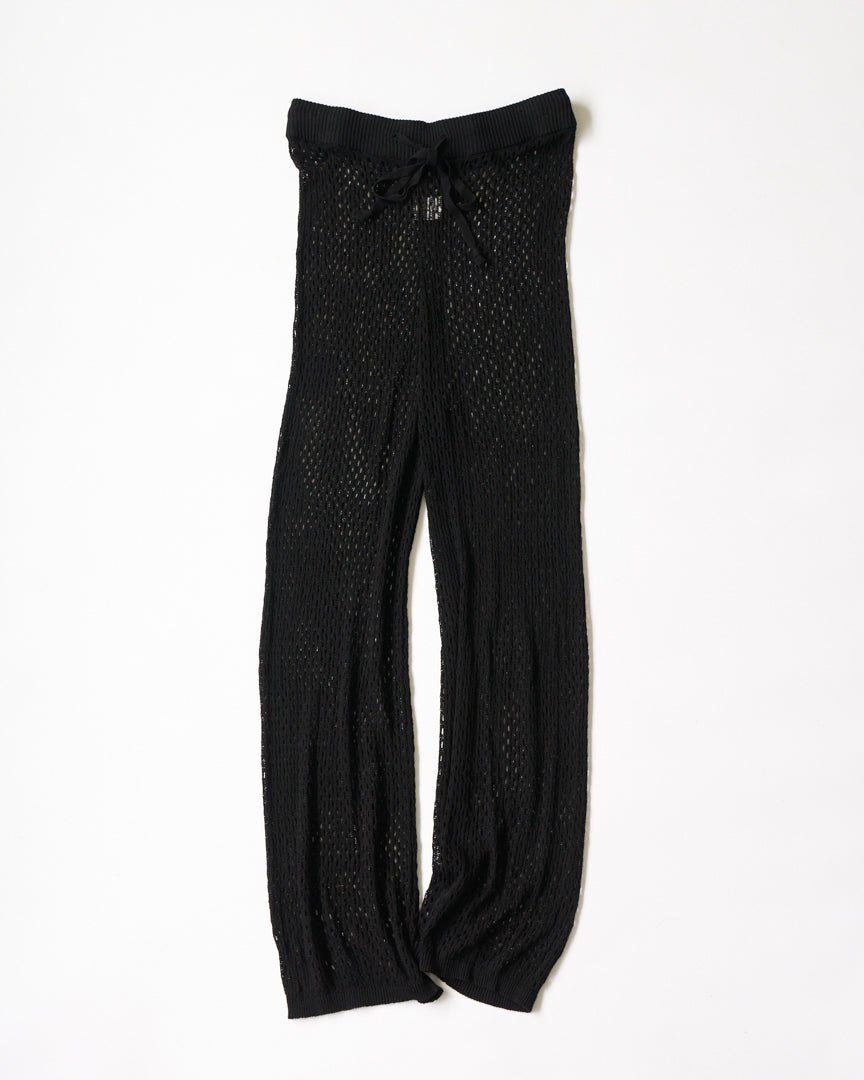 black lace pants - HEO tokyo vintage