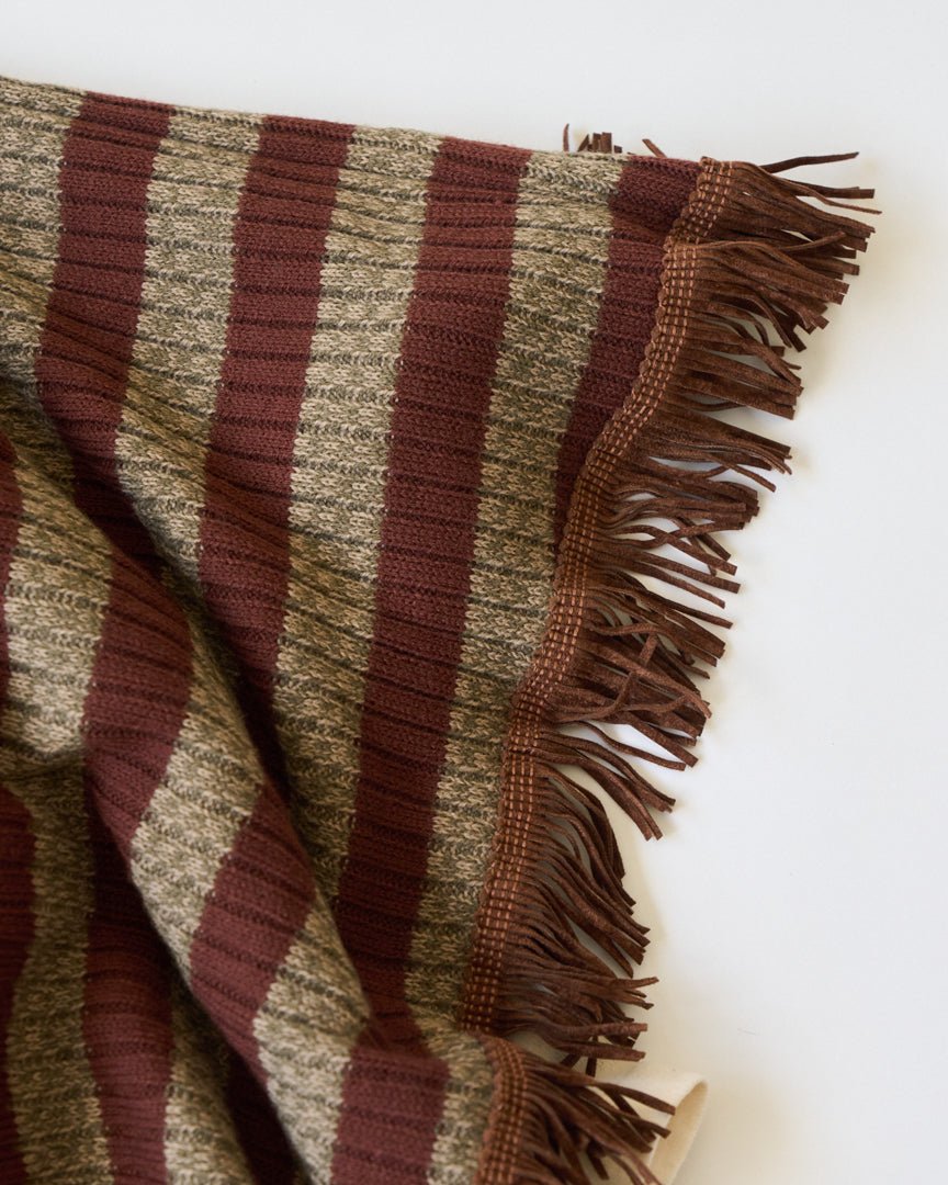 border knit poncho - HEO tokyo vintage