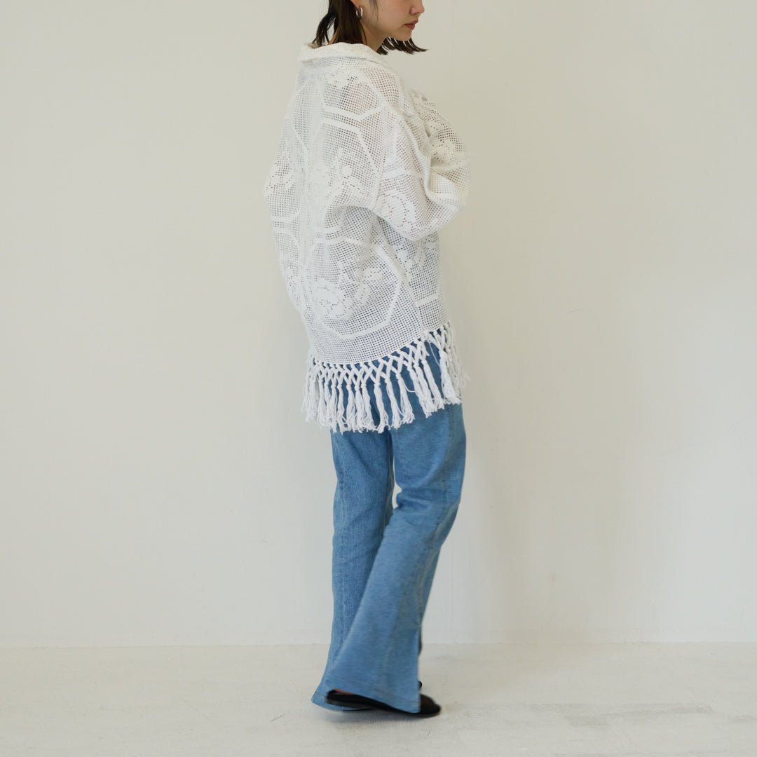 cotton lace jacket - HEO tokyo vintage