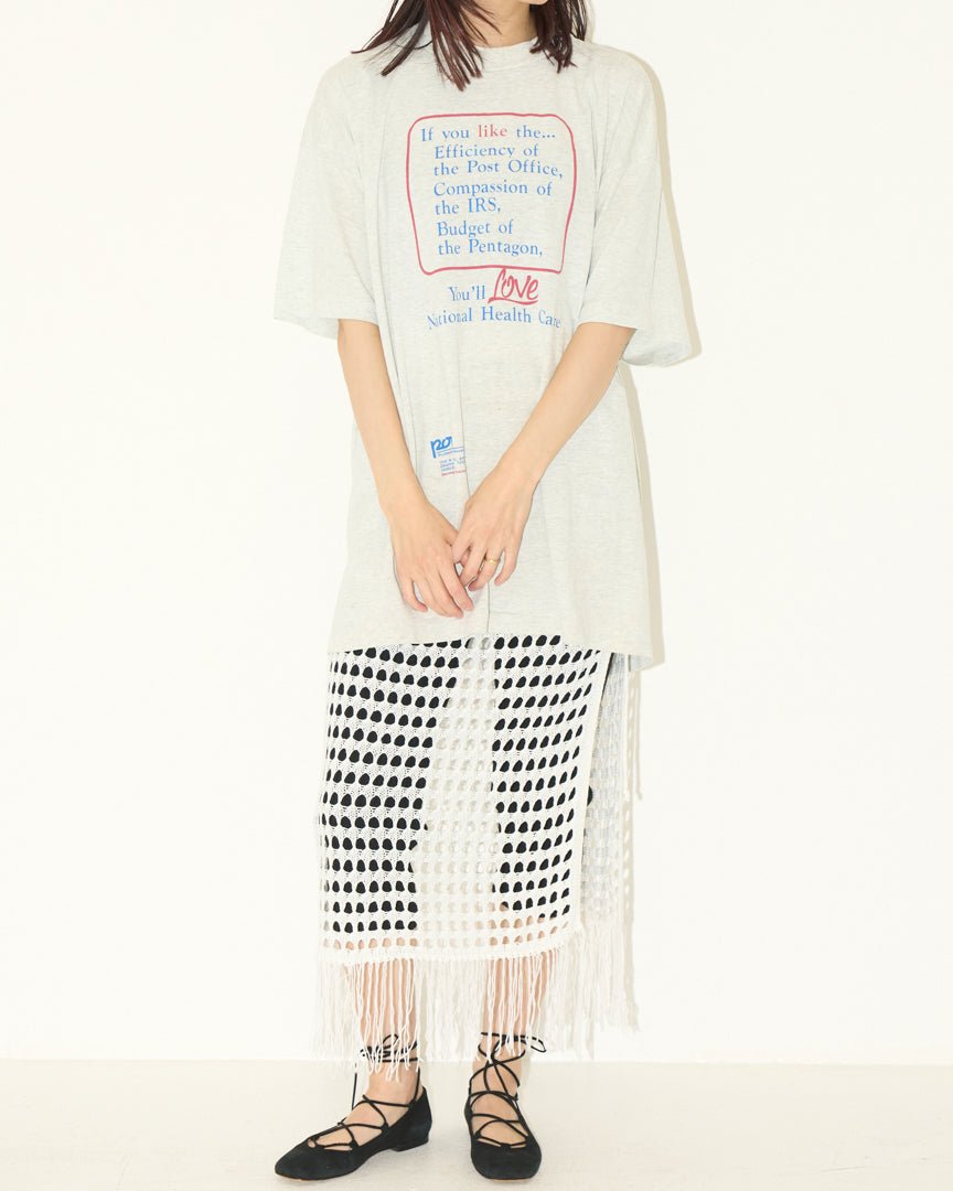 crochet knit skirts - HEO tokyo vintage