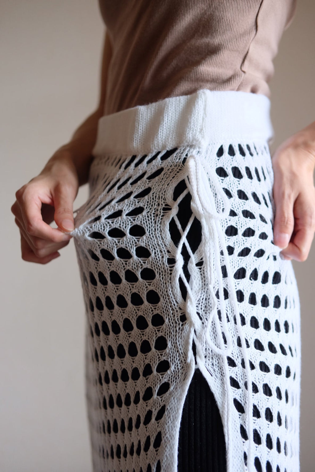 crochet knit skirts - HEO tokyo vintage