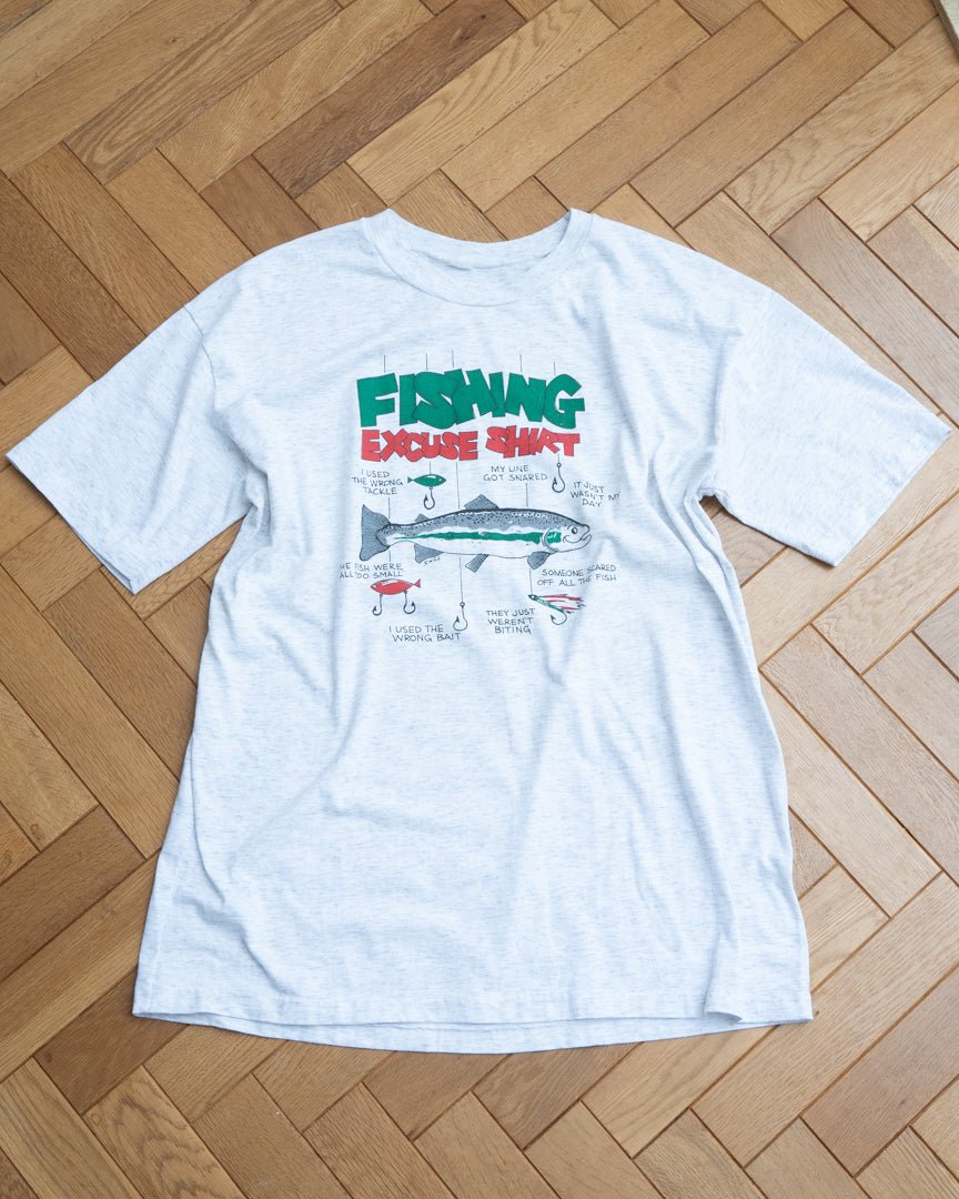 fishiing excuse Tee - HEO tokyo vintage