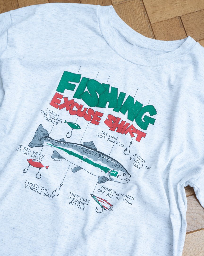 fishiing excuse Tee - HEO tokyo vintage