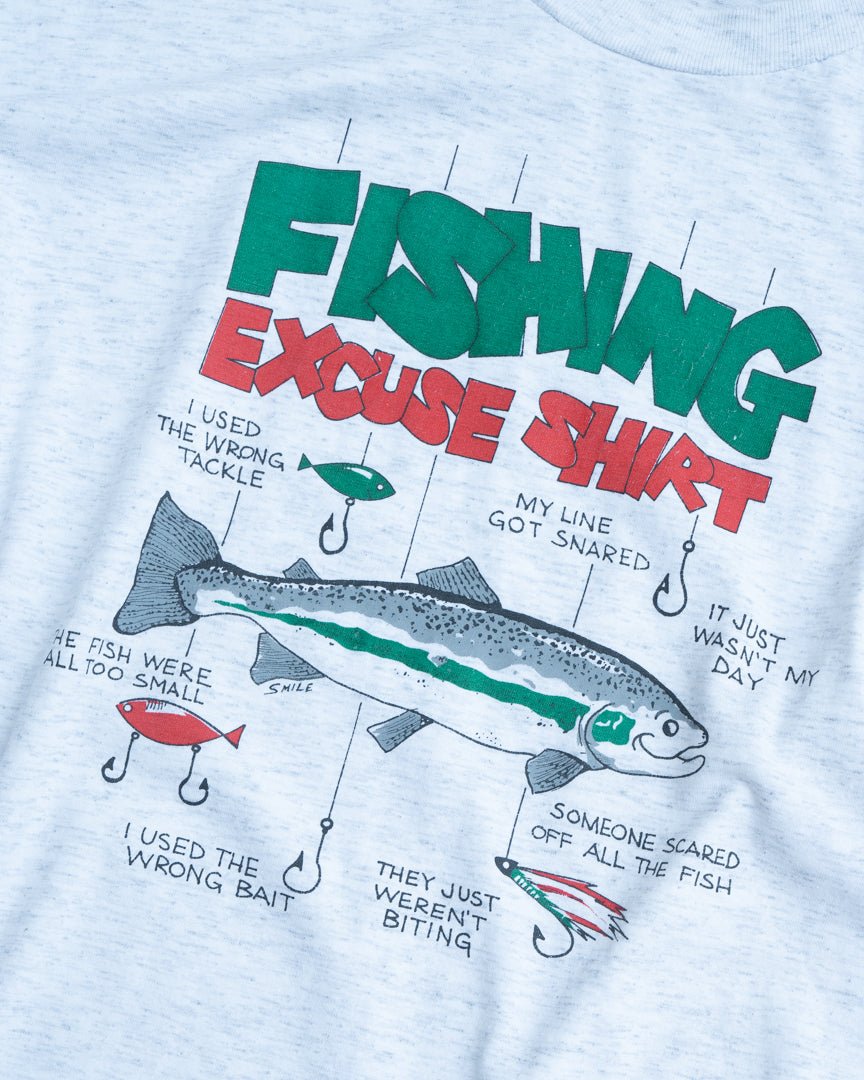 fishiing excuse Tee - HEO tokyo vintage