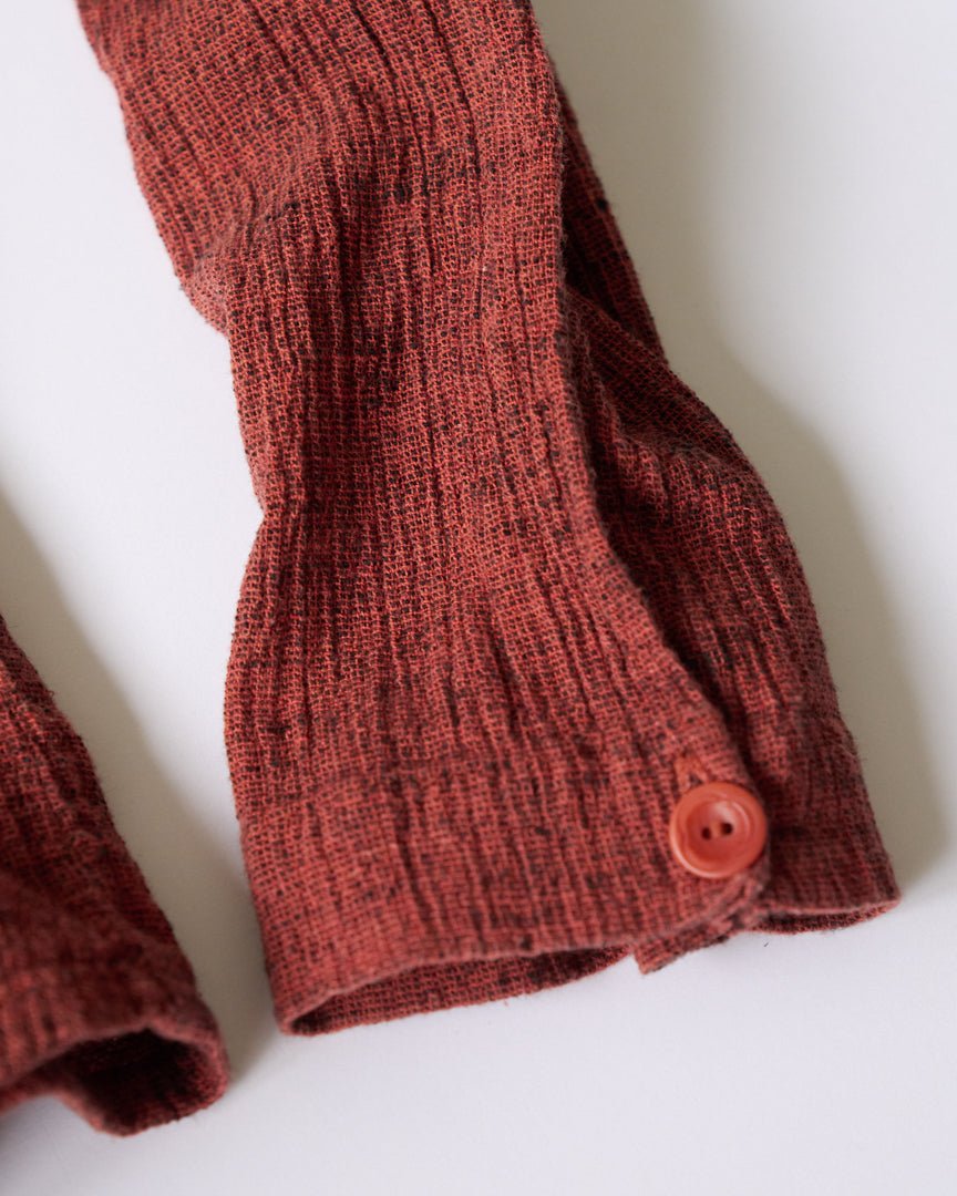 flax linen shirts jacket - HEO tokyo vintage