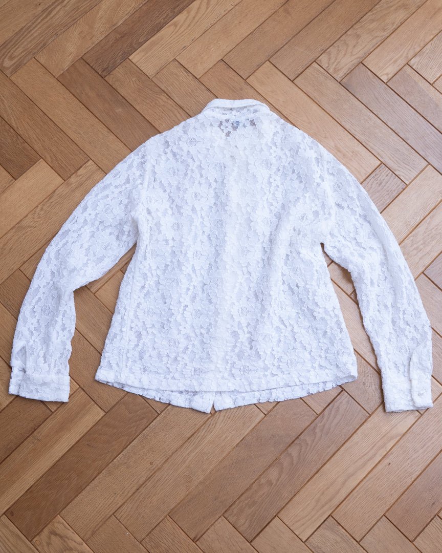 flench lace blouse - HEO tokyo vintage