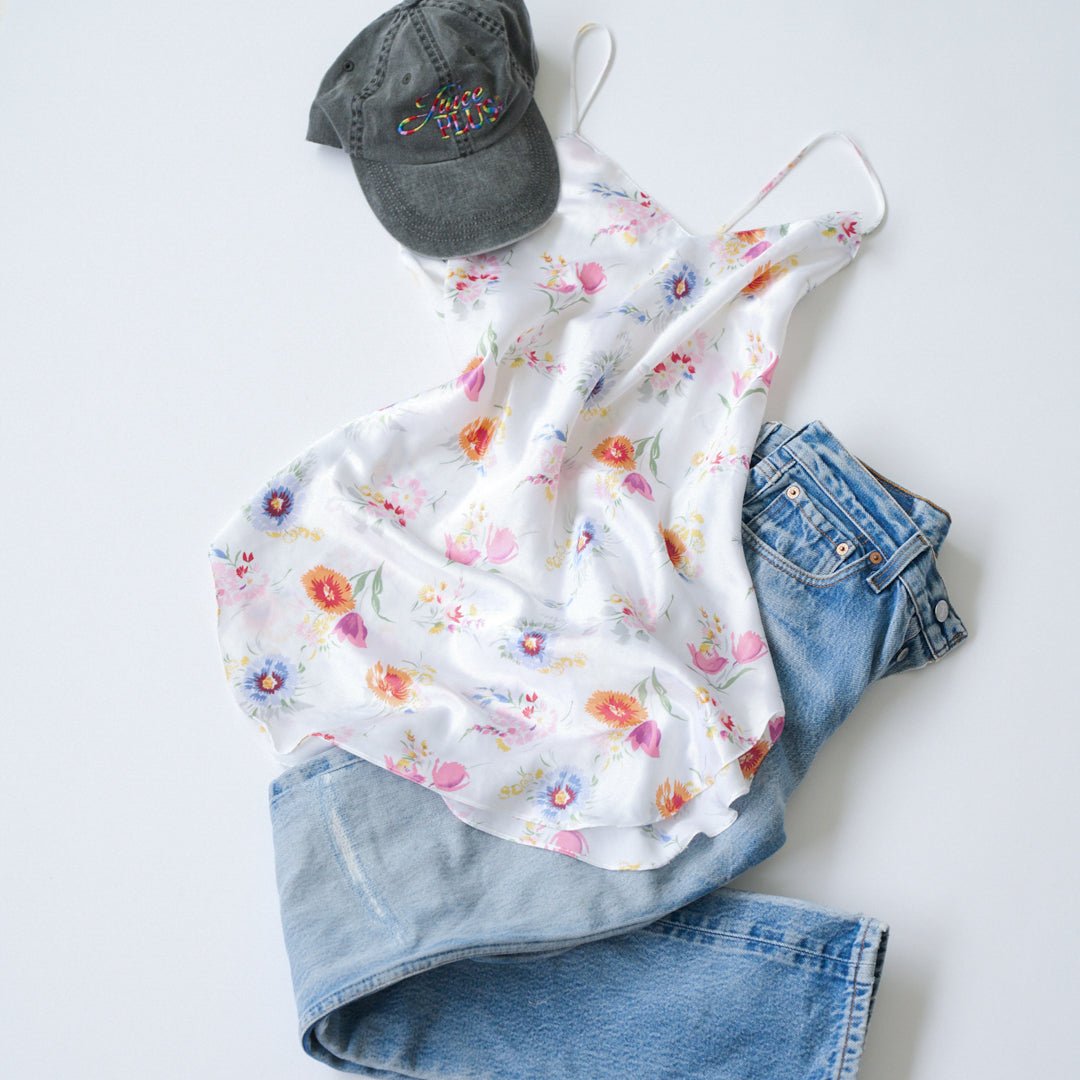 flower cami dress - HEO tokyo vintage