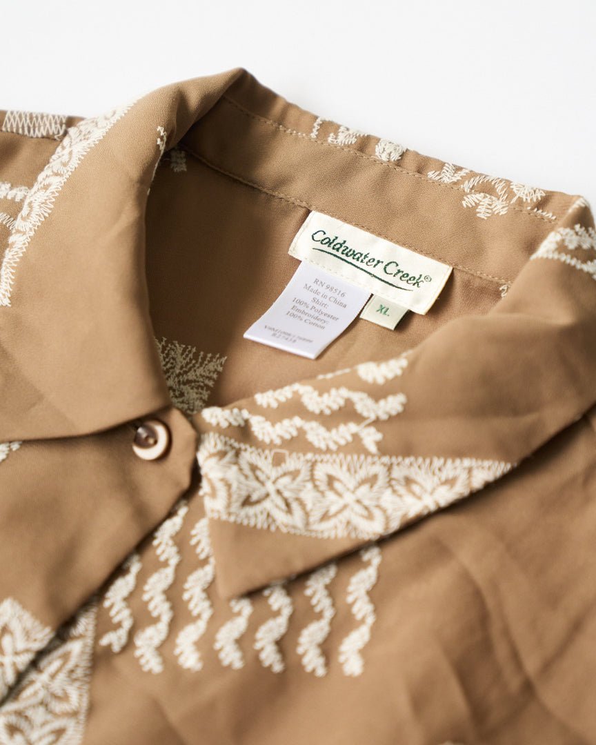 many embroidery blouse - HEO tokyo vintage