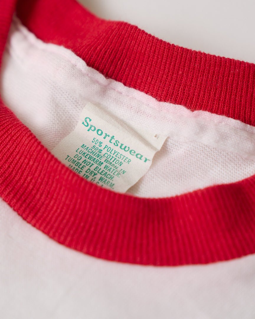 Message printed ringer tee - HEO tokyo vintage