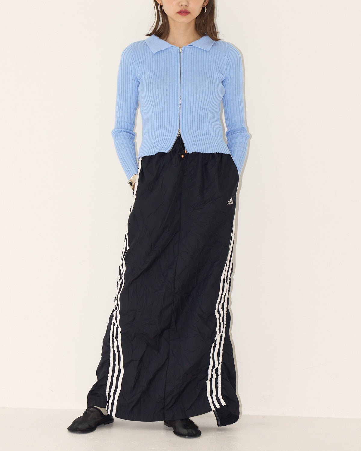 remake adidas skirt (black) - HEO tokyo vintage