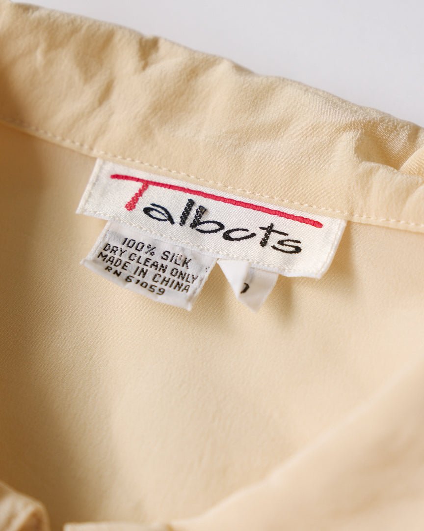 talbots silkchiffon blouse - HEO tokyo vintage