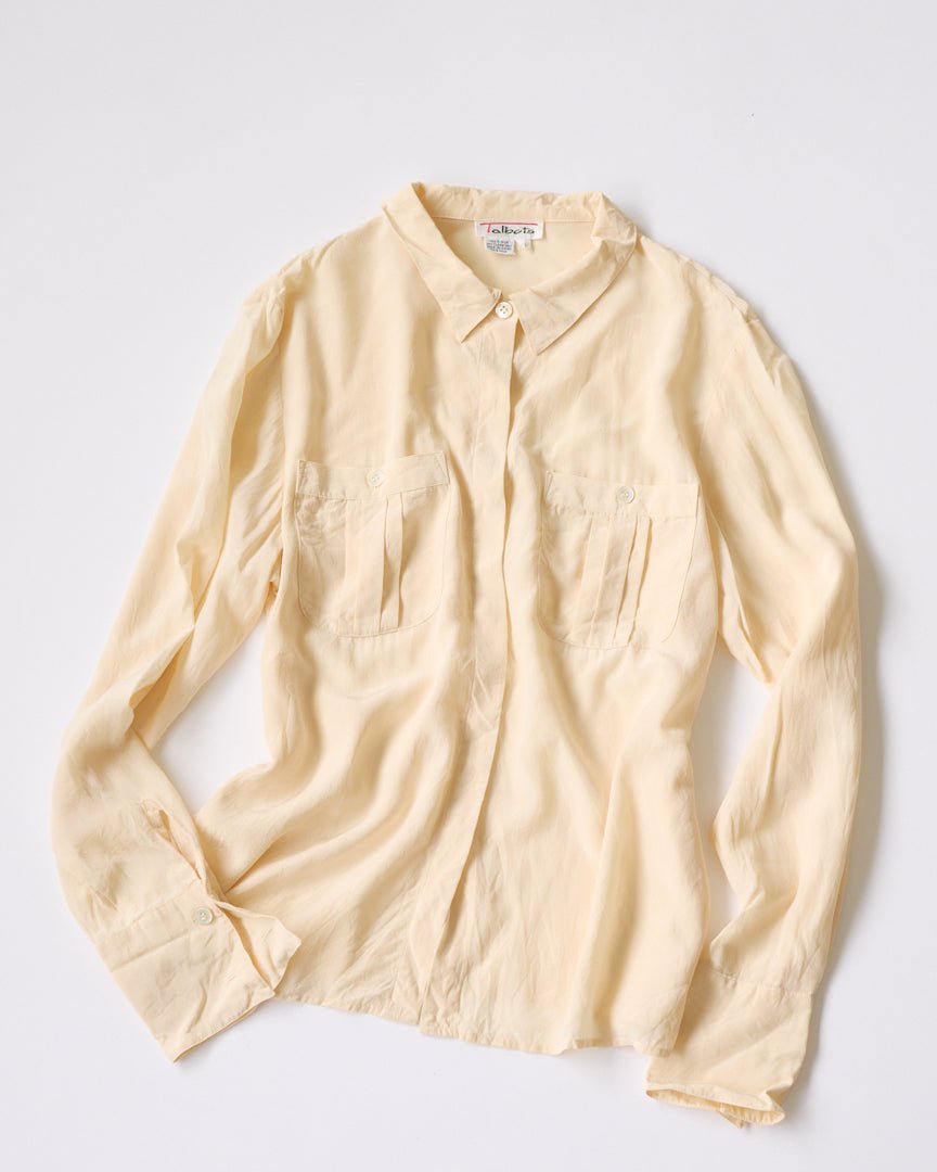 talbots silkchiffon blouse - HEO tokyo vintage