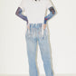 Tweety fringe Tee - HEO tokyo vintage