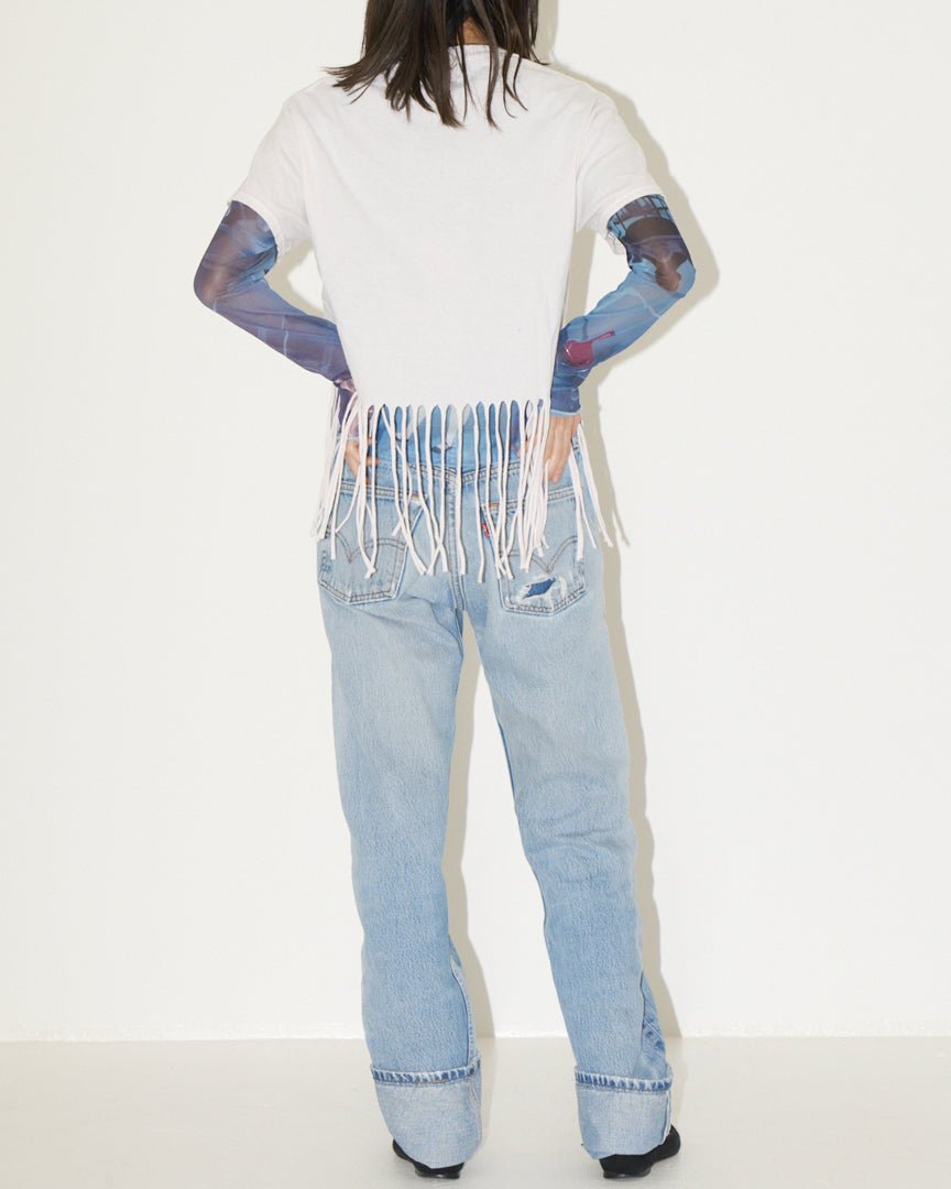 Tweety fringe Tee - HEO tokyo vintage