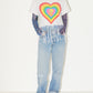 Tweety fringe Tee - HEO tokyo vintage