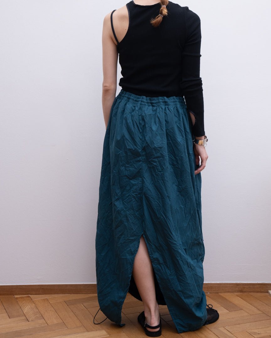 【Upcycle】champion skirts (blue green) - HEO tokyo vintage