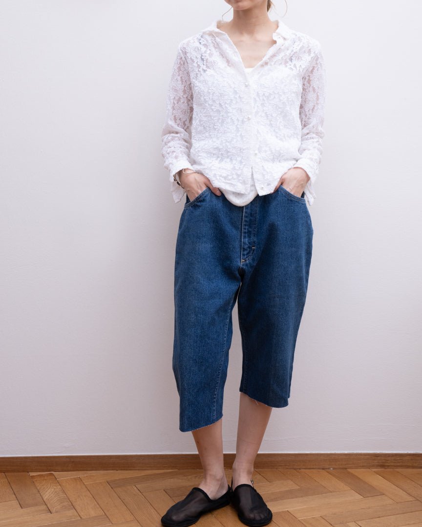 【Upcycle】Lee 305 denim capri pants - HEO tokyo vintage