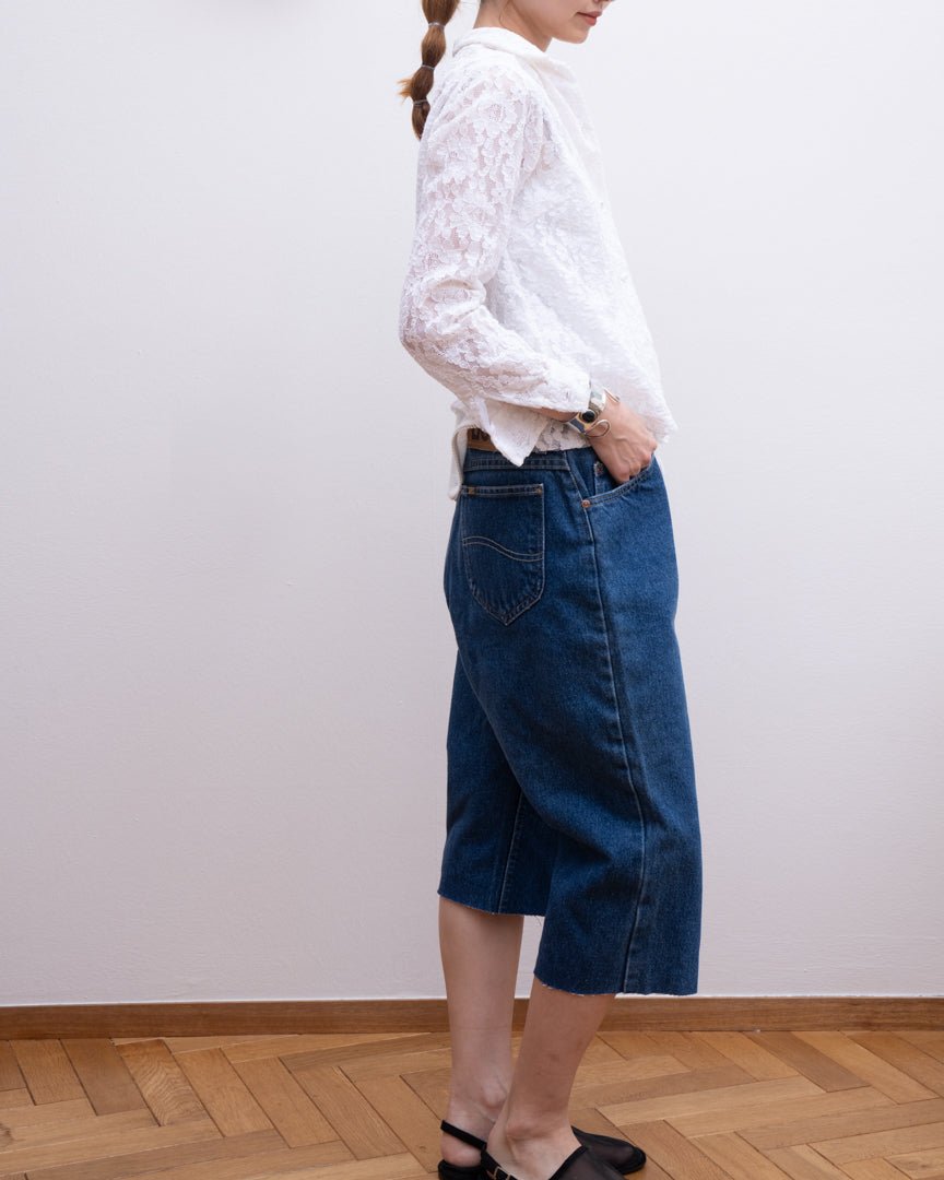 【Upcycle】Lee 305 denim capri pants - HEO tokyo vintage