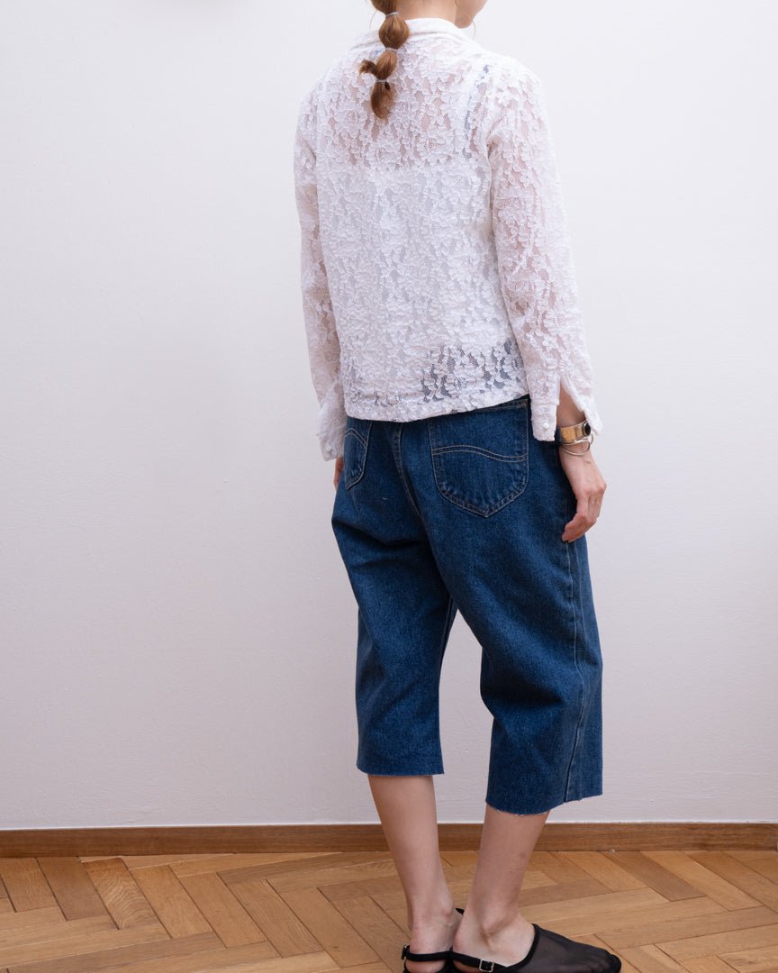 【Upcycle】Lee 305 denim capri pants - HEO tokyo vintage