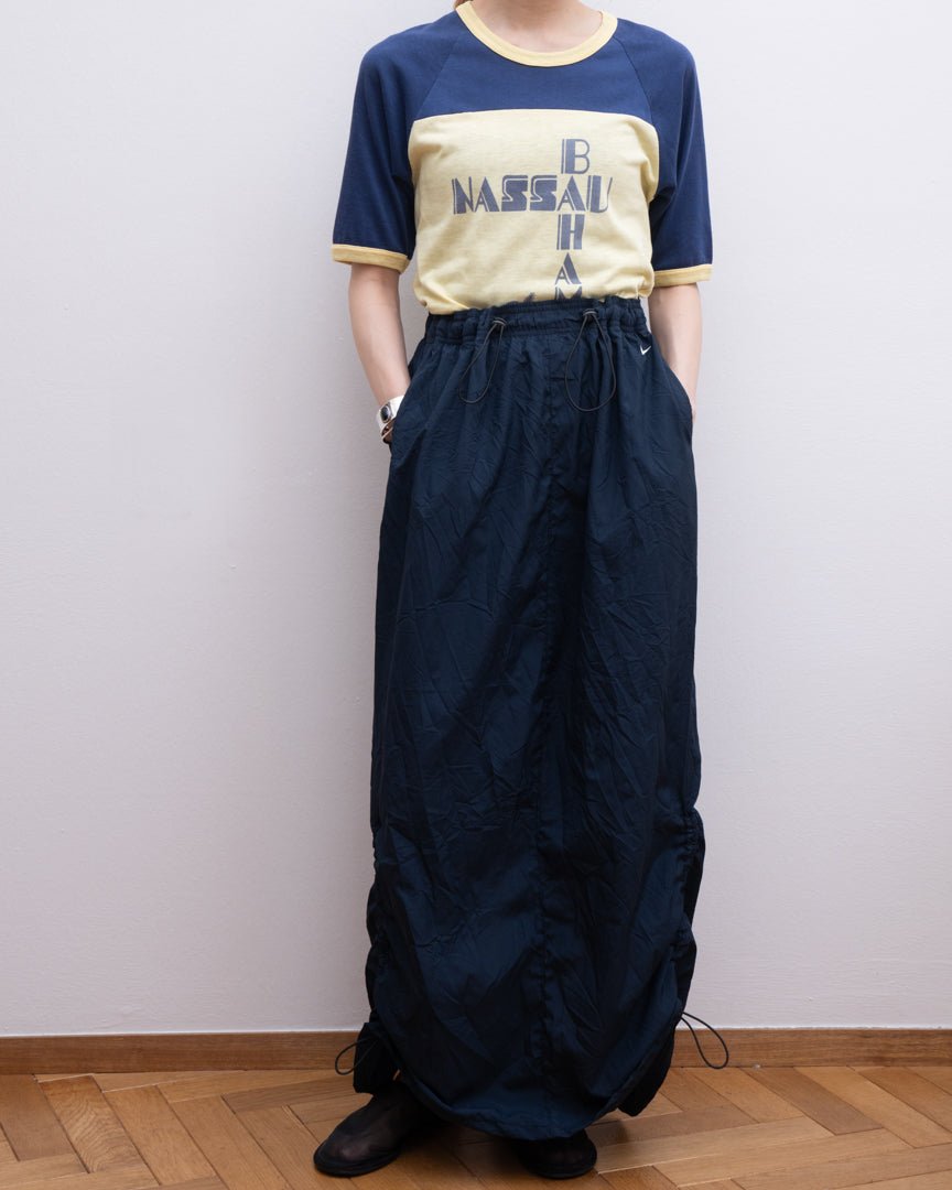 【Upcycle】nike skirts (navy) - HEO tokyo vintage