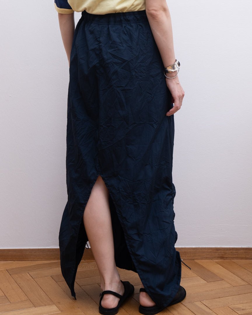 【Upcycle】nike skirts (navy) - HEO tokyo vintage
