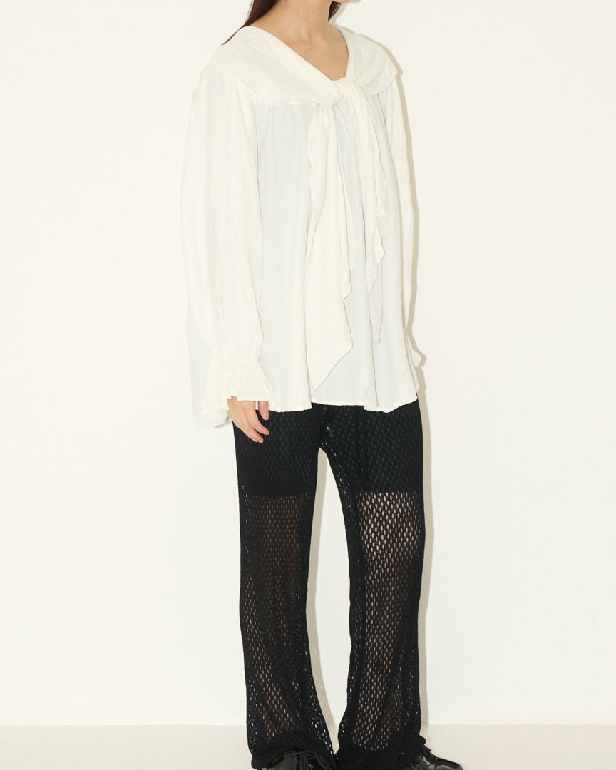 volume collar blouse - HEO tokyo vintage