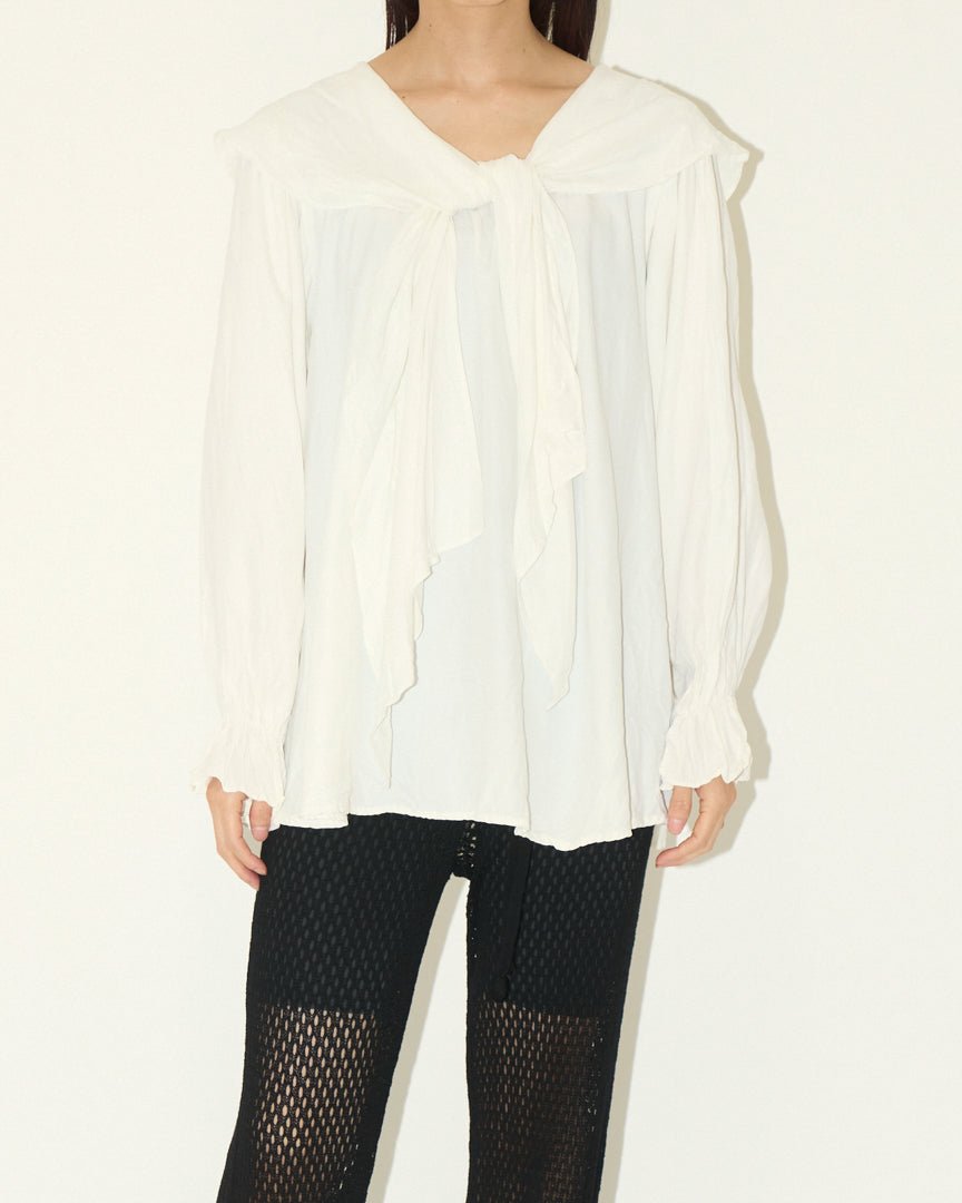 volume collar blouse - HEO tokyo vintage