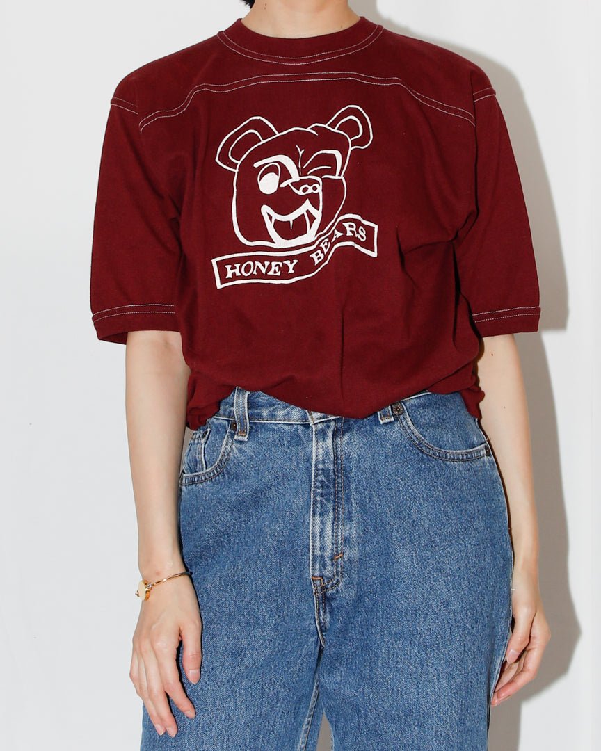 70-80's Jerzees Football Tee - HEO