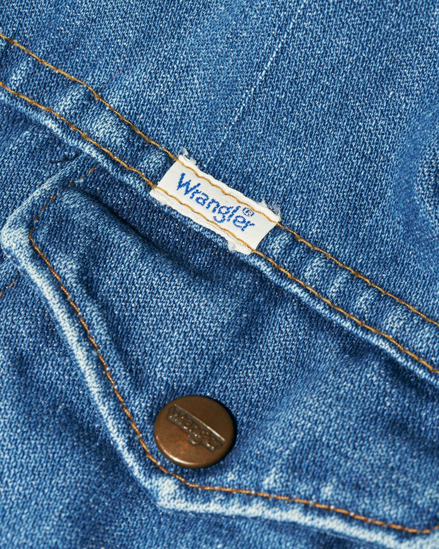 70's wrangler boa denim jacket - HEO tokyo vintage