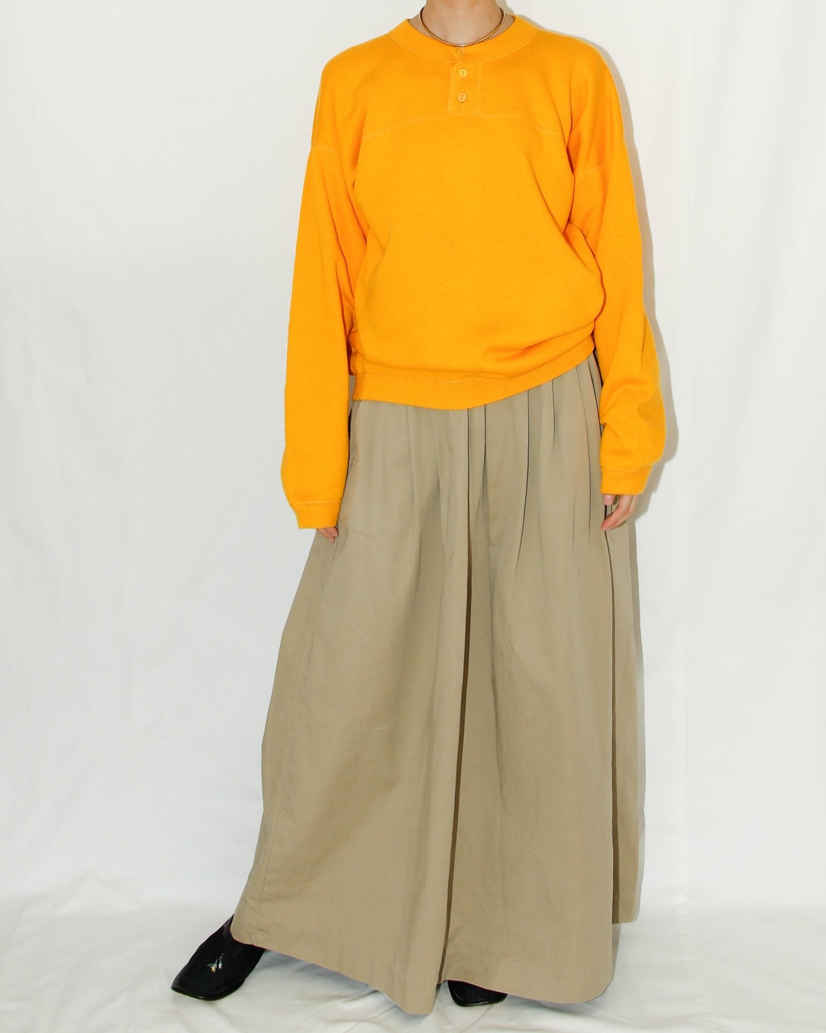 80's Chino Gather Skirt - HEO