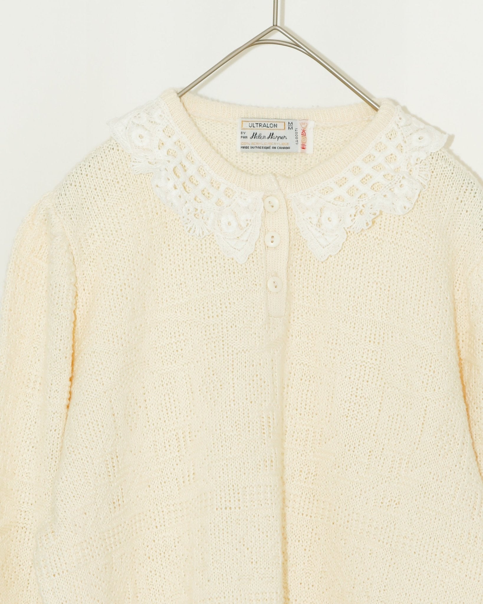 80's Ruffled collar Knit - HEO