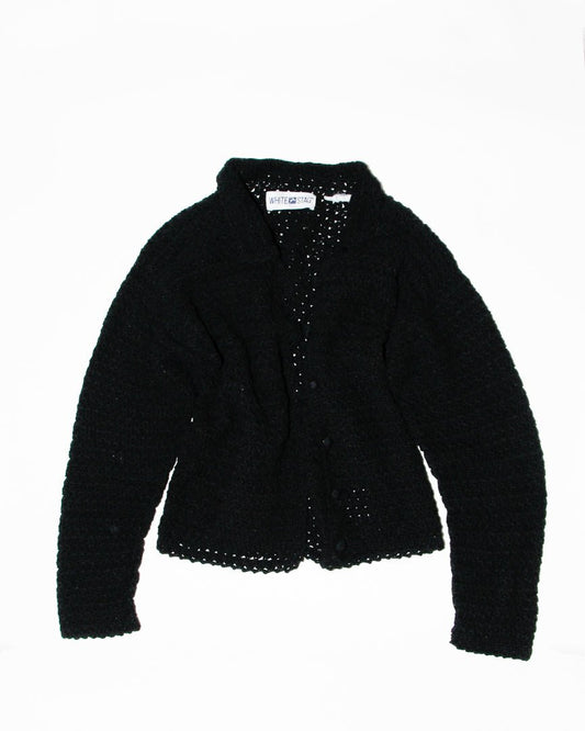 90's crochet knit jacket - HEO tokyo vintage