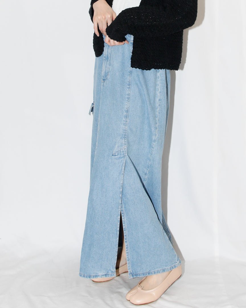 90's denim long skirt - HEO tokyo vintage