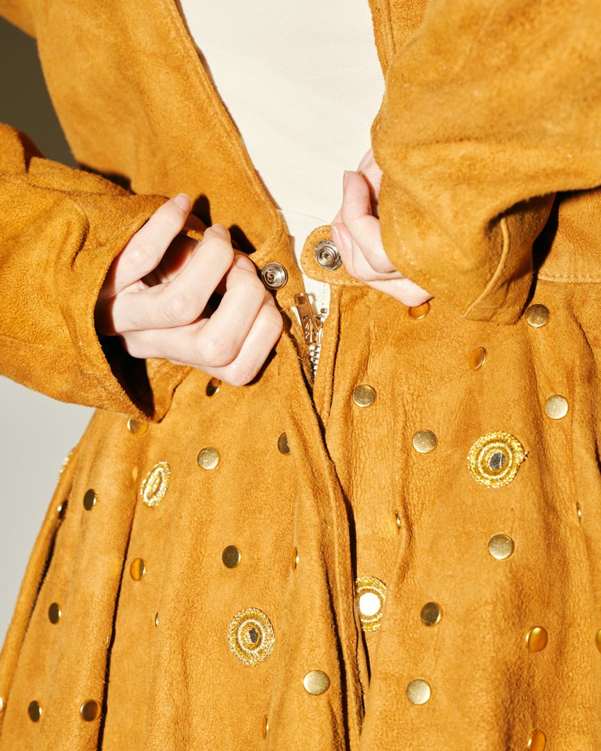 90's studs dress - HEO tokyo vintage