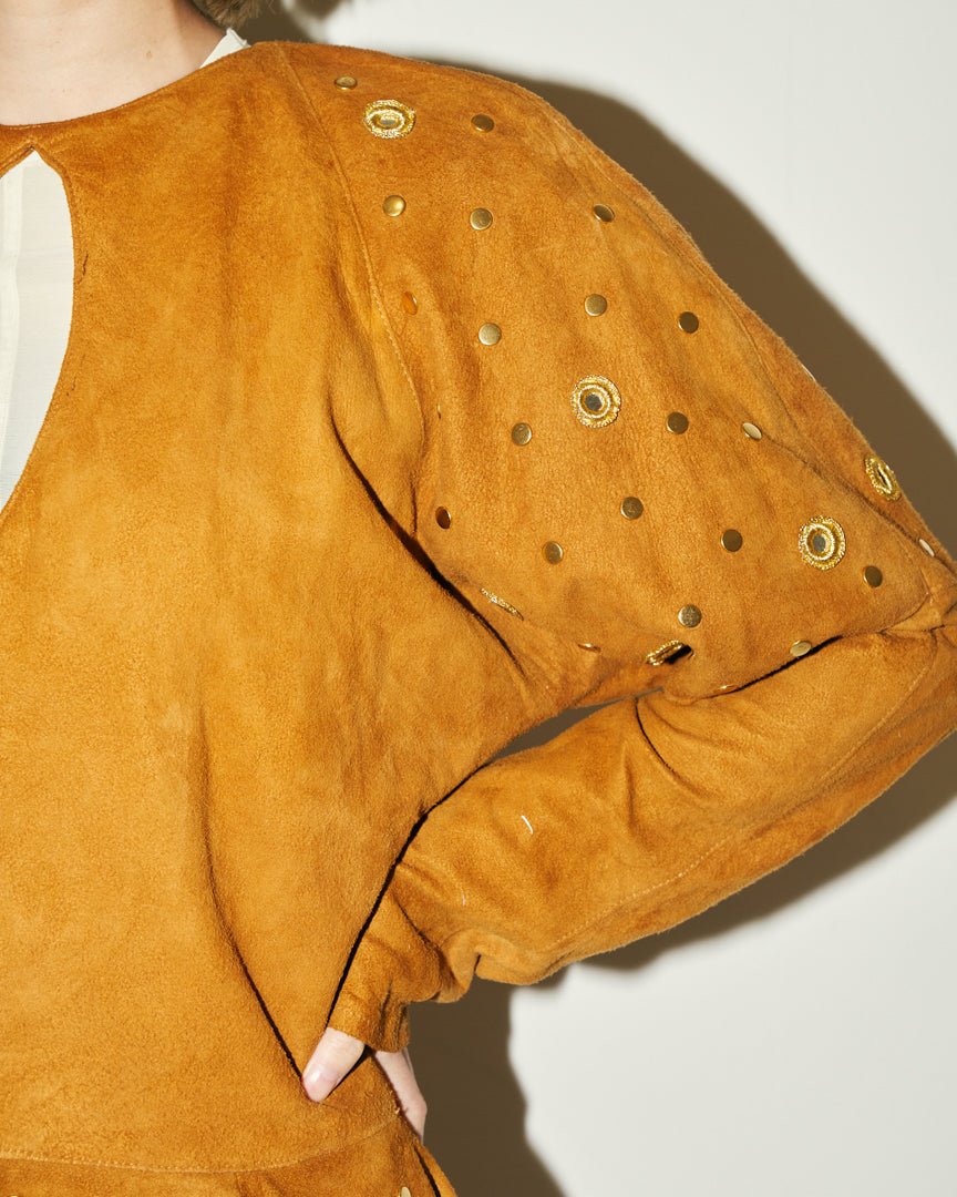 90's studs dress - HEO tokyo vintage