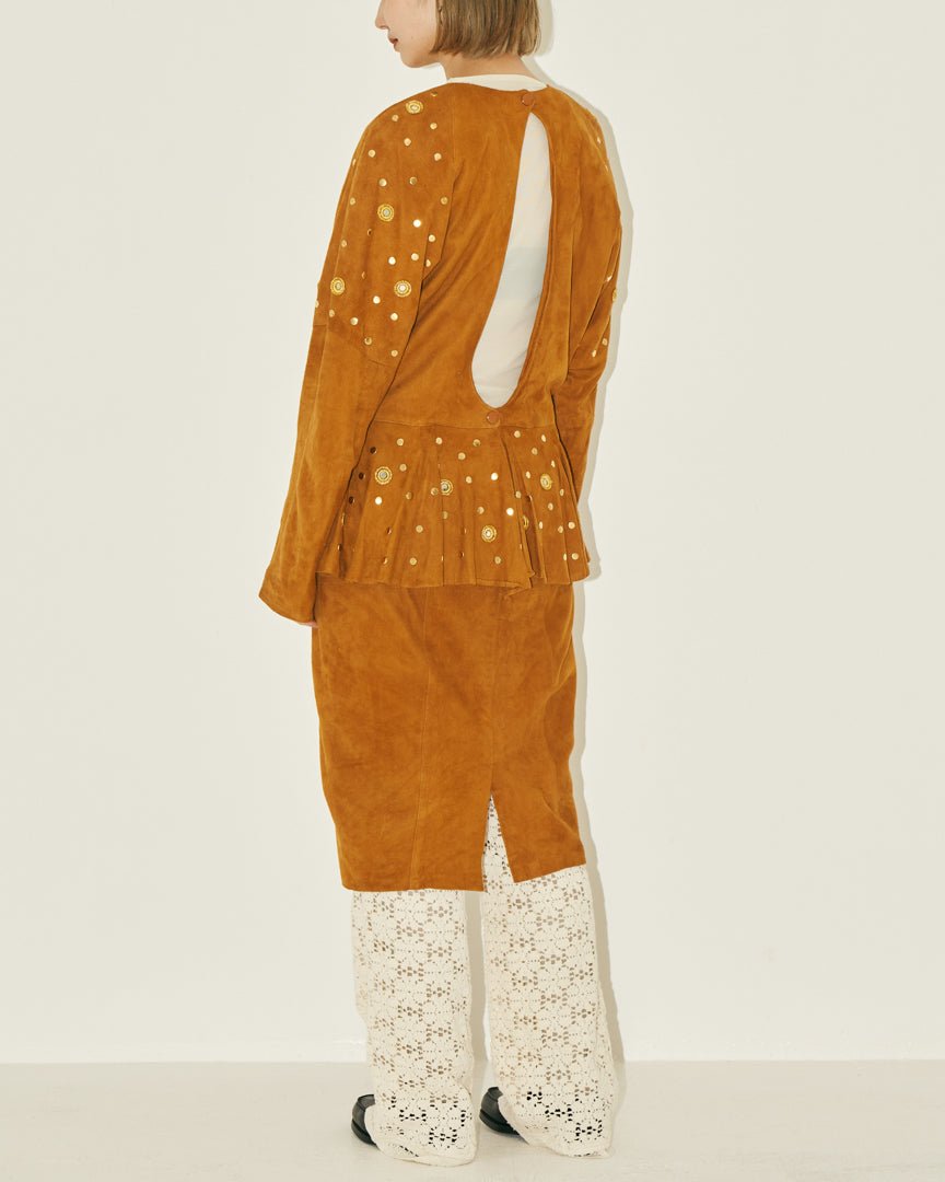 90's studs dress - HEO tokyo vintage