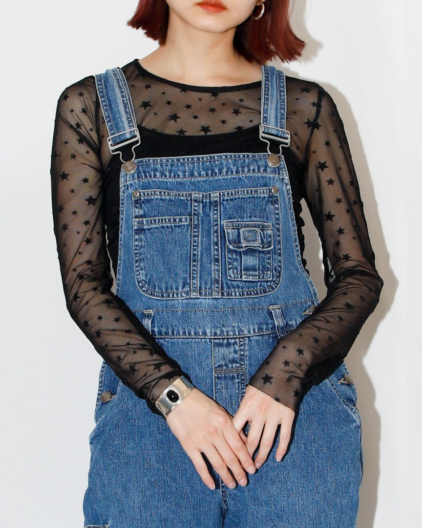 black star sheer tops - HEO tokyo vintage