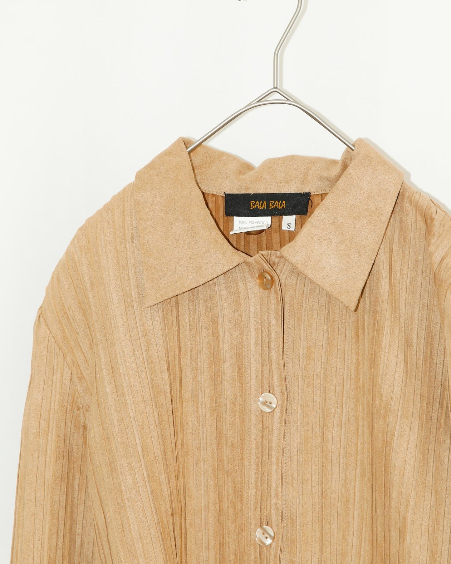 Fake Suede Blouse - HEO